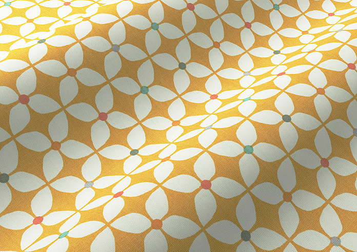 Zap, Butterscotch - Made to Measure Curtains - Image 4